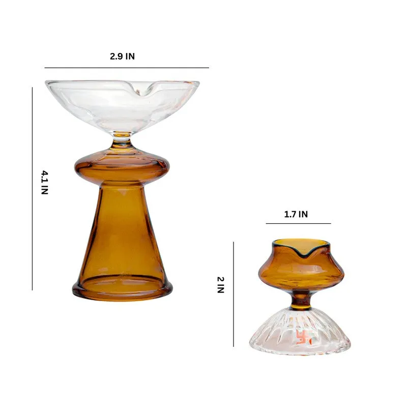 GlowKriti Ethnic Decorative Diya -3 Piece Set media 7