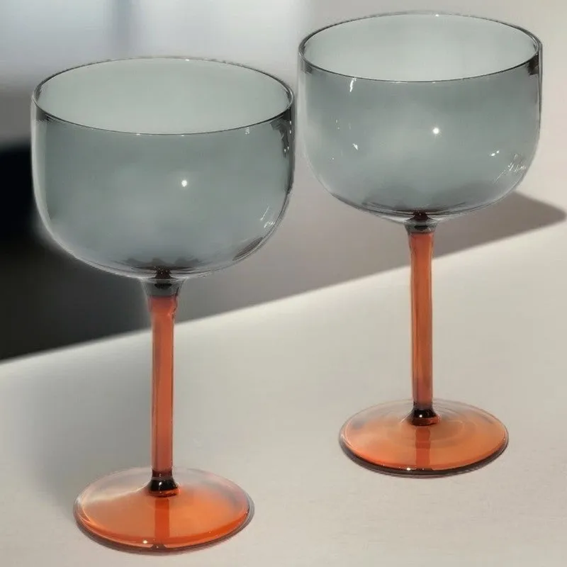 Ruby Dusk Wine Glasses(325 mL) - Set Of Two media 1