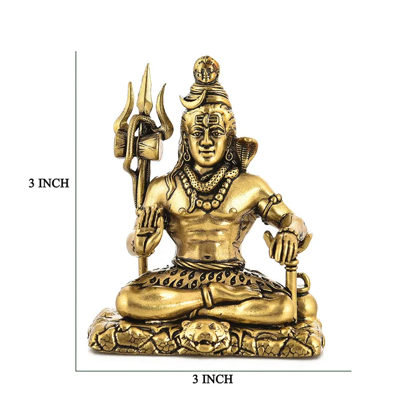 Divine Mahadeva II Brass Idol media 7
