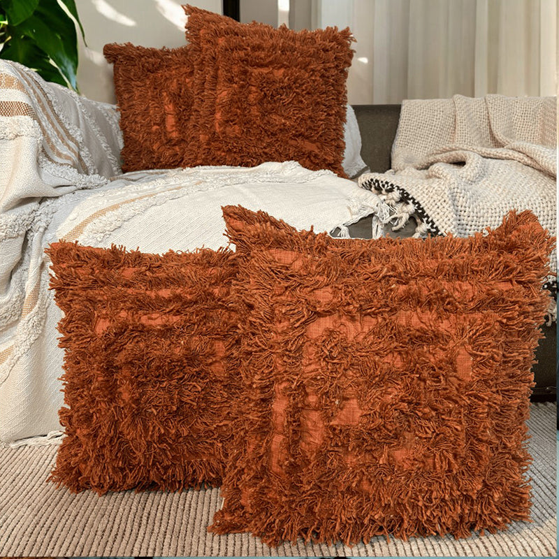 Monowave Tufted Cushion Cover Set - Set Of Four