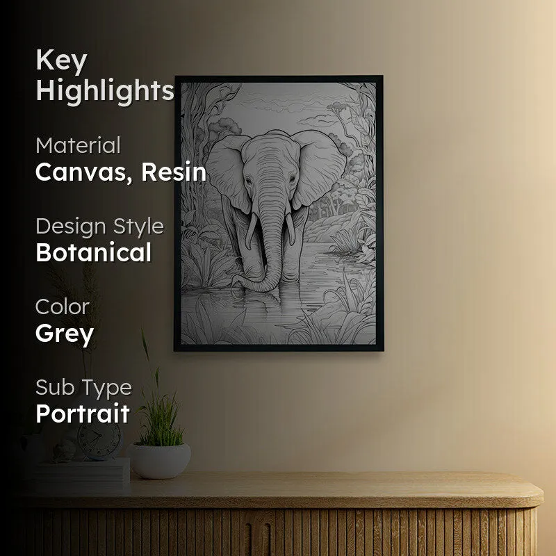 Jumbo Sketch Canvas Wall Art media 2