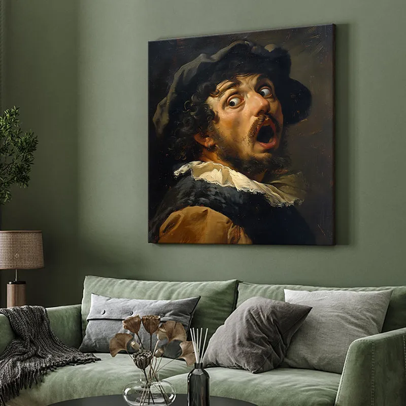 Bust Of A Man Wall Painting media 4