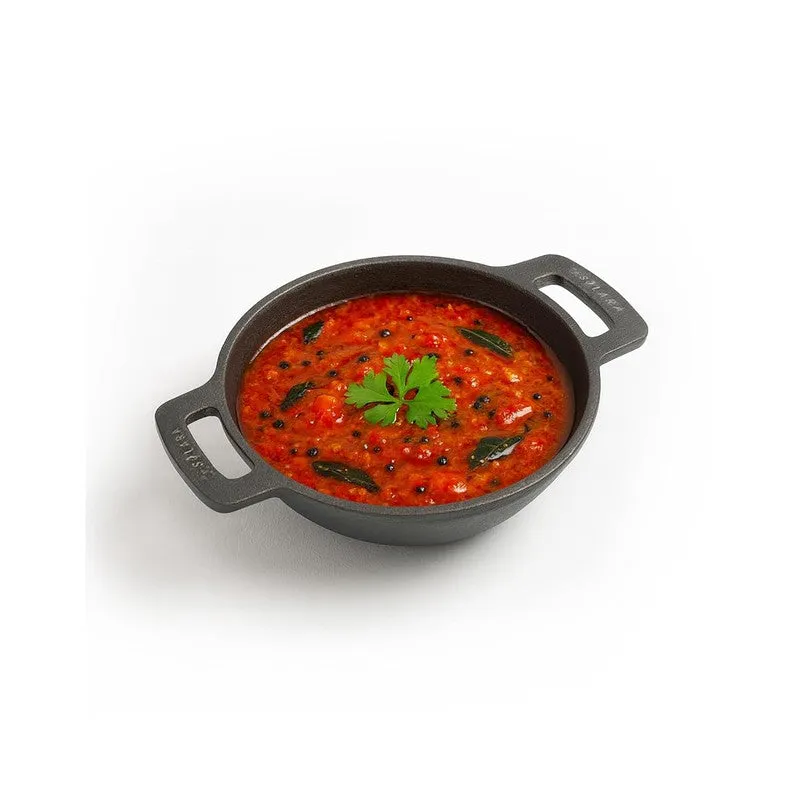 Solara Cast Iron Round Kadhai Without Lid - 1000 mL/7 Inch media 3
