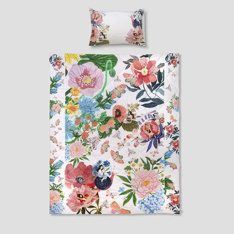 Floral Siesta Reversible Cotton Comforter - 480 GSM media 6