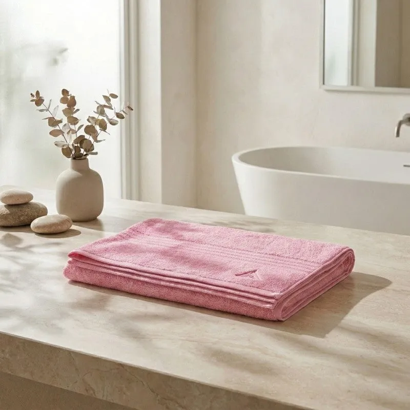 Monte Carlo Dry Nest Pure Cotton Bath Towel - Light Pink media 1
