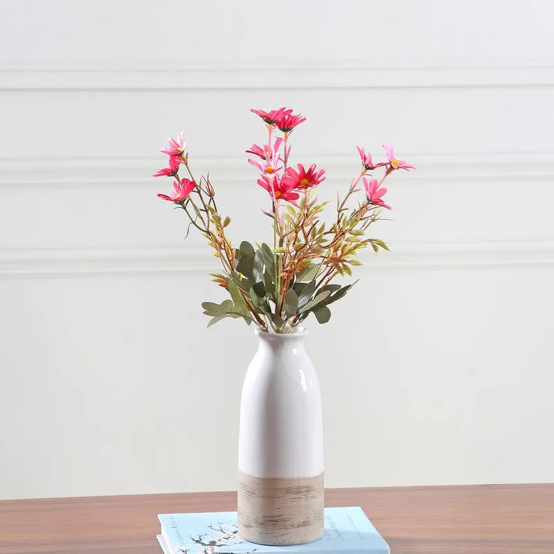 Autumn Daisy Artificial Flowers - Pink media 1