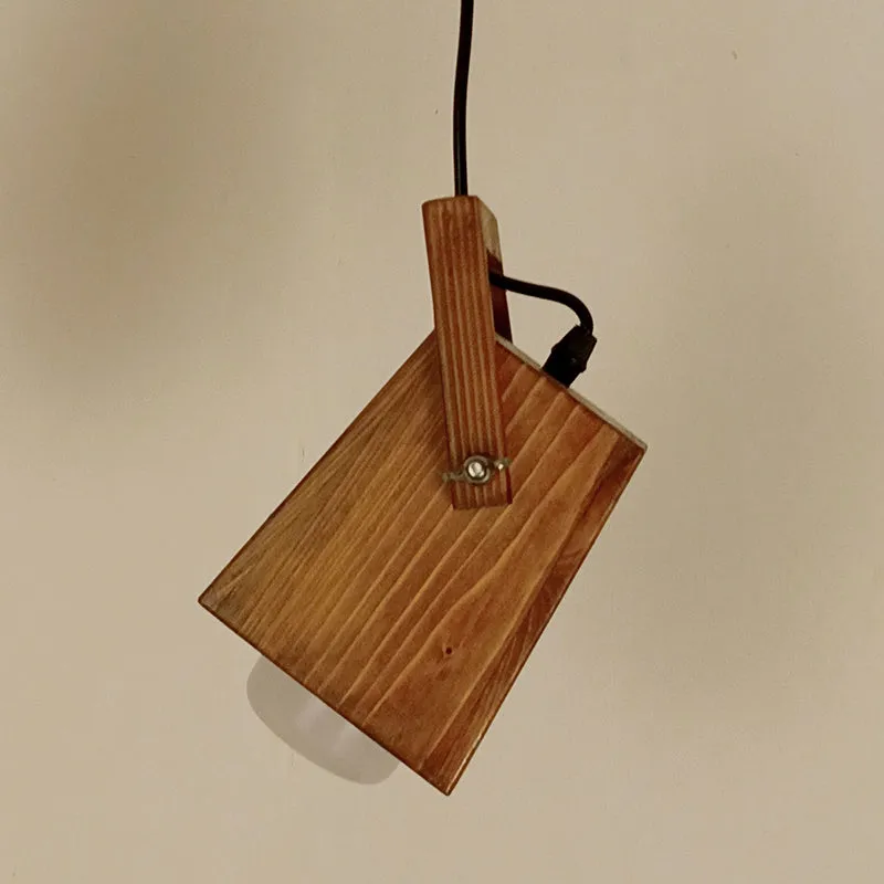 Lueur Carved Wooden Ceiling Lamp - Brown media 6