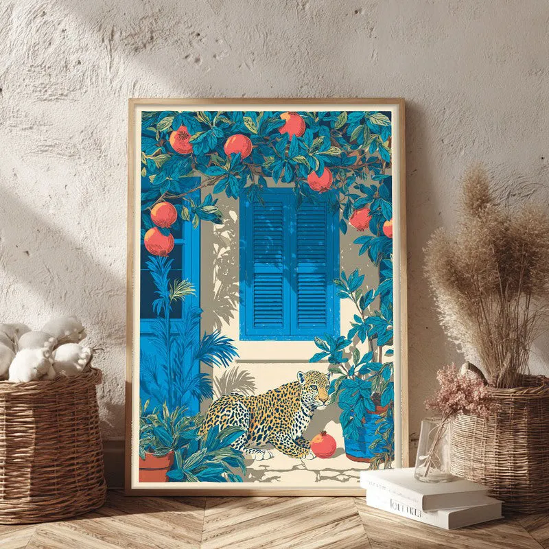 Heritage Home Canvas Wall Painting - Brown Frame media 3