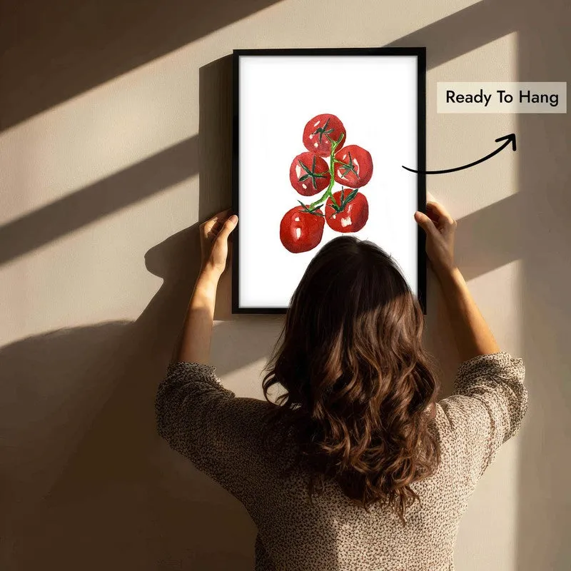 GlidedTomatino Archival Canvas Wall Art - Black media 6