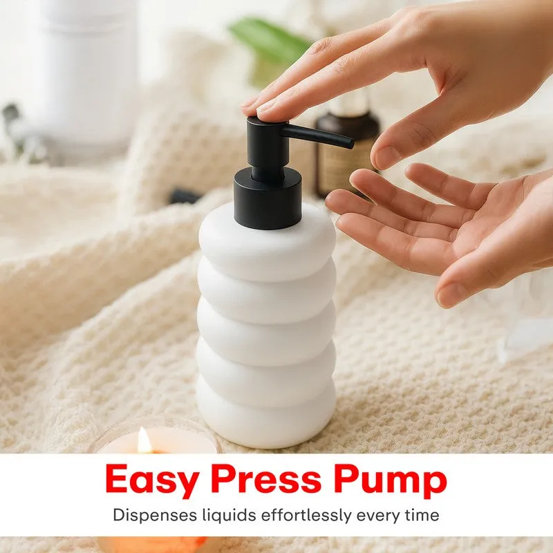 Rioware SoftStone Soap Dispenser (300 ML) - White media 6