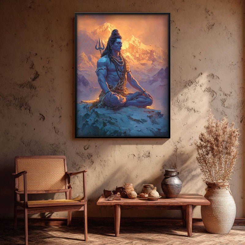 Mahadev in Deep Trance II Archival Paper Wall Art
