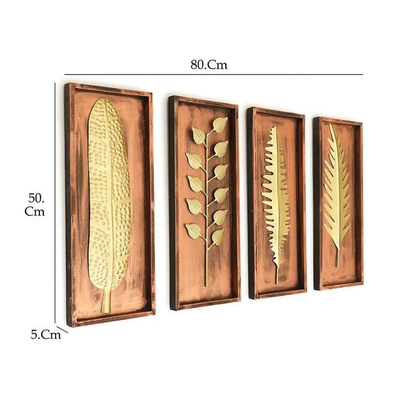 Aurum Botanica Metal Wall Accent - Set Of Four media 5