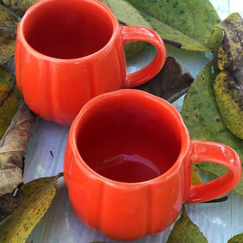 Rustic Stoneware Coffee Mug (440 mL Each) - Set of Two media 3