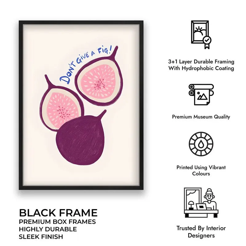 Fresh Fig Archival Canvas Wall Art - Black media 10