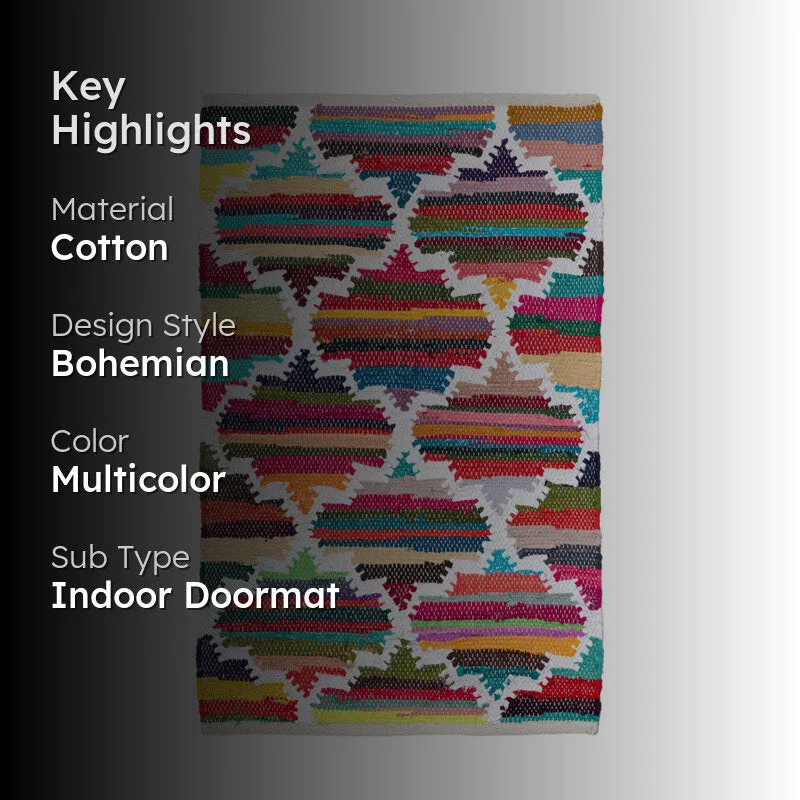 Sylvara Cotton Door Mats - Multicolor media 2