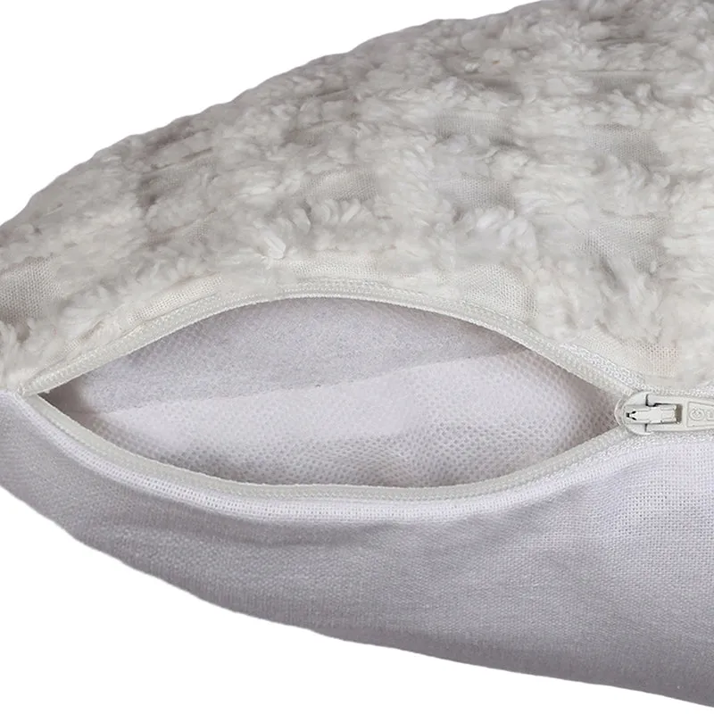 Snug Checks Tufted Cushion Cover - Set Of Two media 4