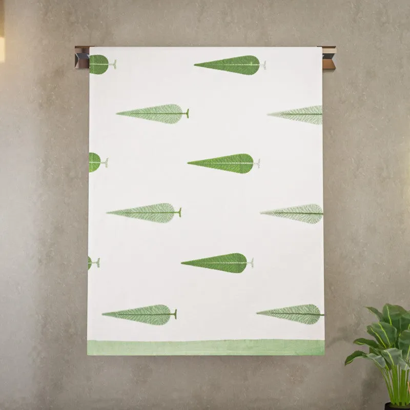 Palm Whisper Cotton BathTowel - Green media 4