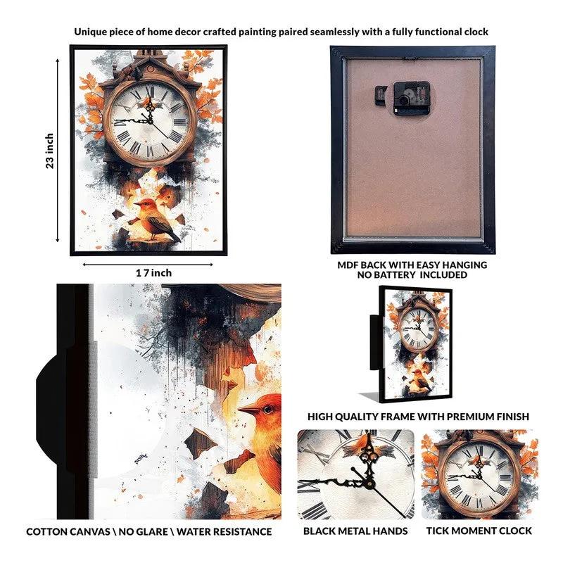 ShapeShift Wall Art With Clock media 7