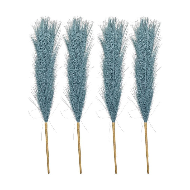 Feathery Pampas Artificial Stems (Blue) - Set Of Four media 4