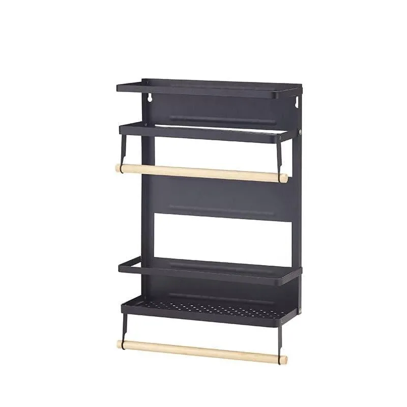 Qura Magnetic Kitchen Rack - Black media 5