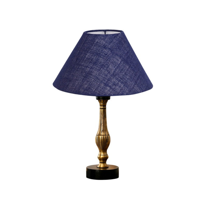 Aurelo Relo Wooden Table Lamp - Blue media 5