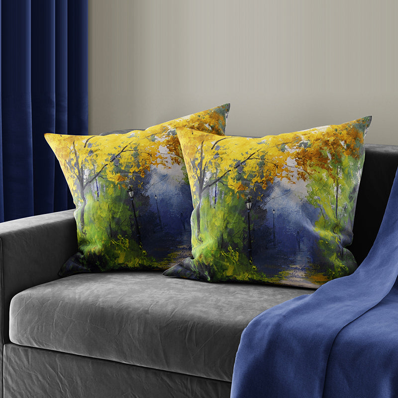 Aspen Printed Cushion Cover Set - Set Of Two
