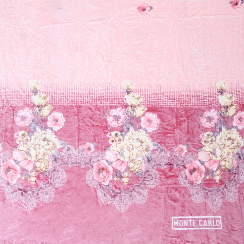 Monte Carlo Blush Blossom Blanket - 550 GSM media 7