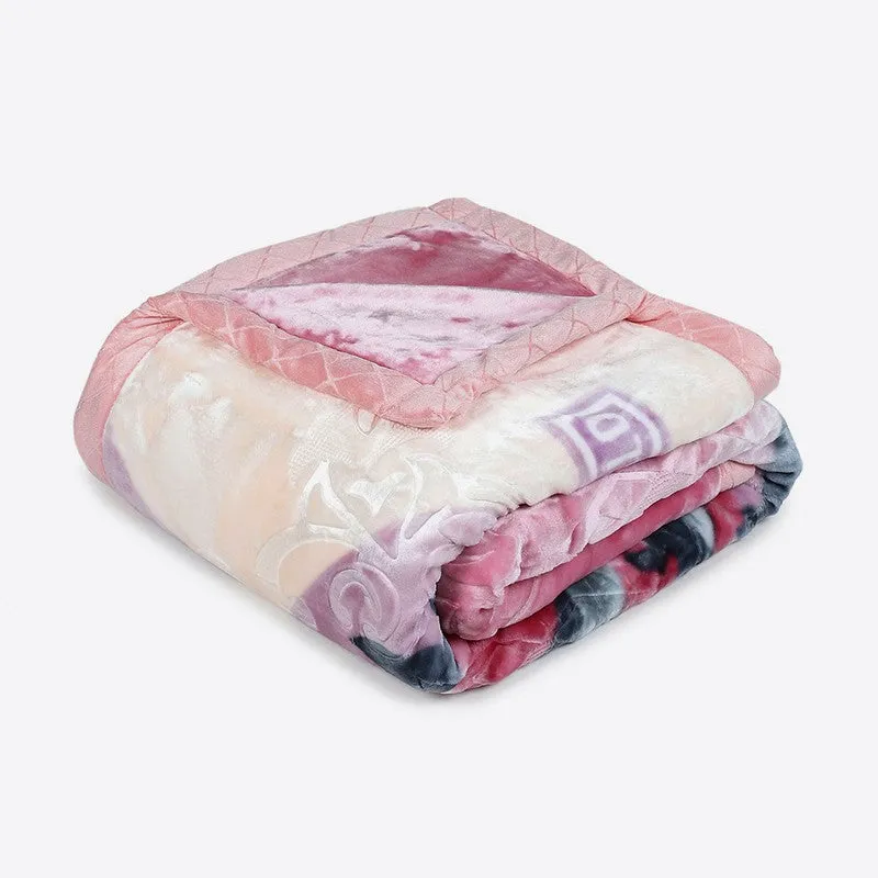 Monte Carlo Blush Blossom Blanket - 909 GSM media 5