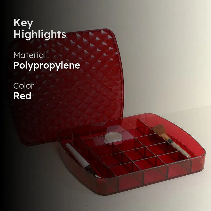 Avyna Makeup Organizer - Red media 2
