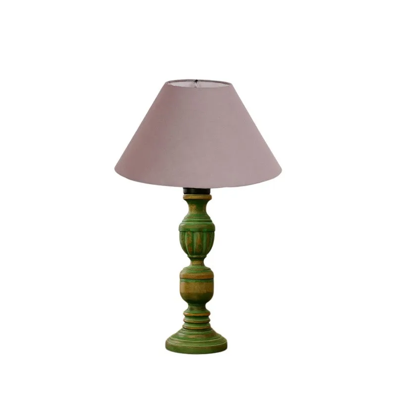 Arvello Liora Wooden Table Lamp - Grey media 5