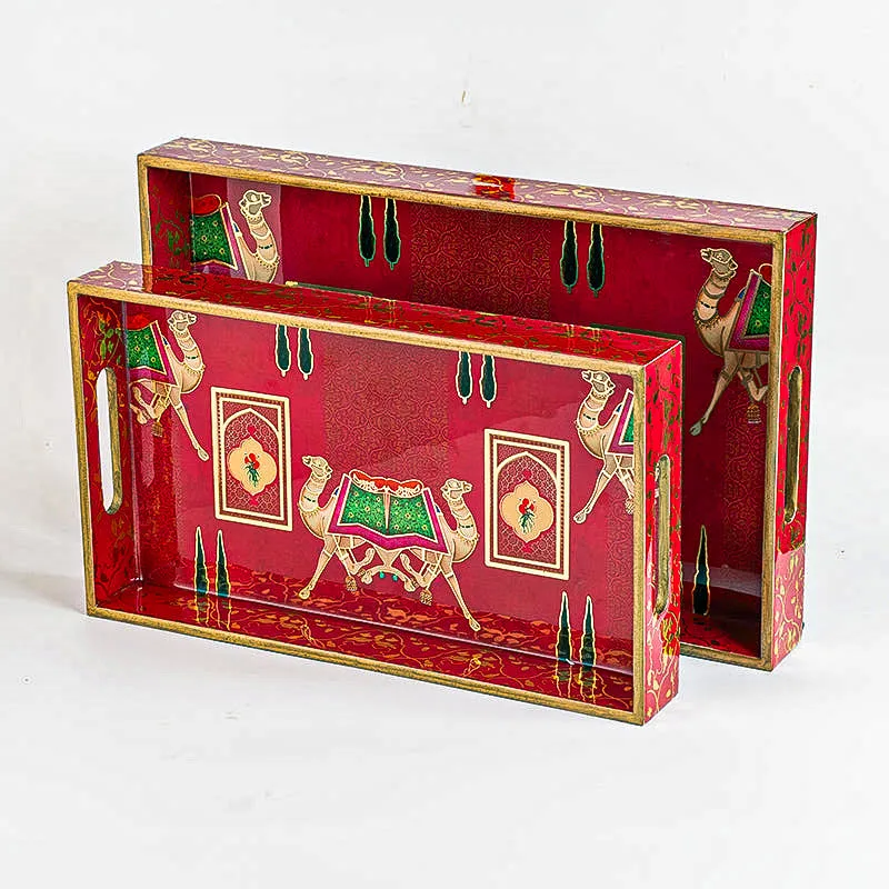 Camel Carriage Serving Tray - Large & Medium media 7