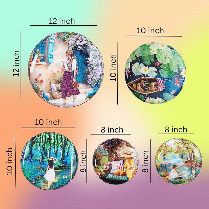 Slow Life Wall Plate - Set Of Five media 9