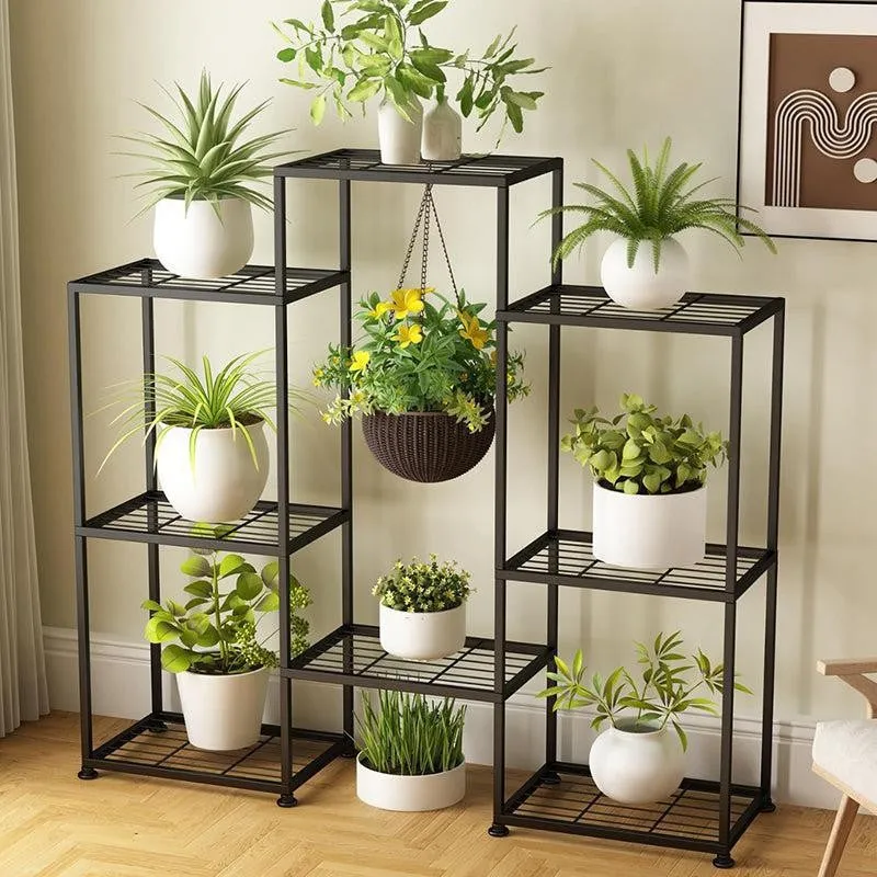 Timber Tier Metal Planter Stand media 1
