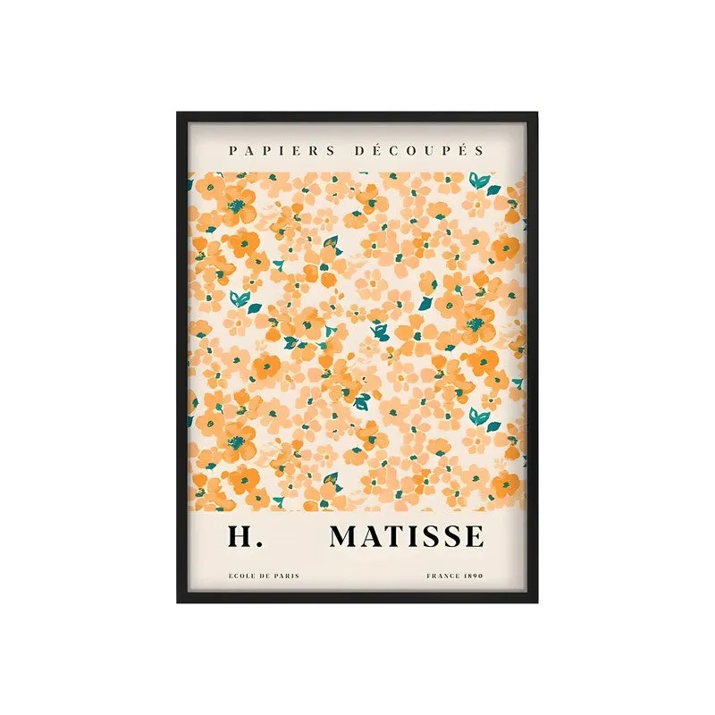 Floraison Canvas Wall Painting With Black Frame media 3