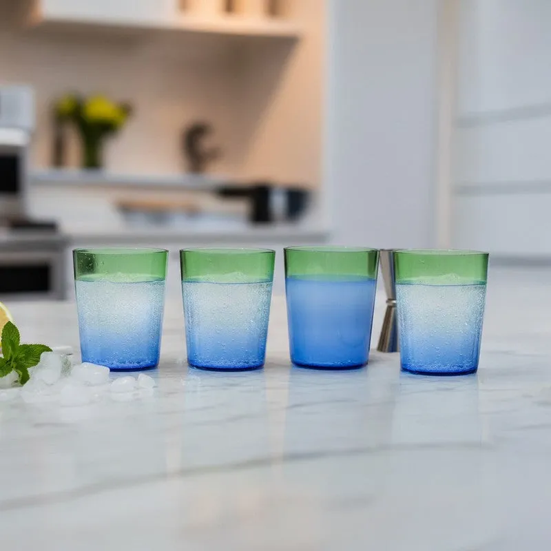 Meadow Green Tumbler Glasses(310 mL) - Set Of Four media 1