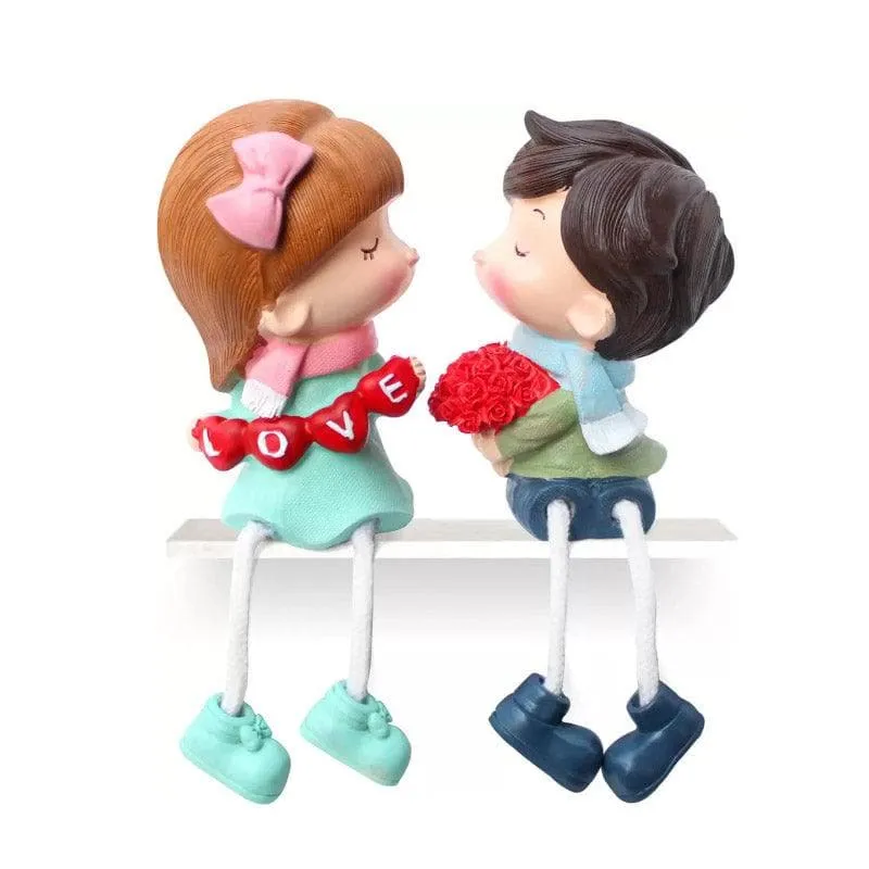 Love Tied Couple Showpiece - Set Of Two media 3
