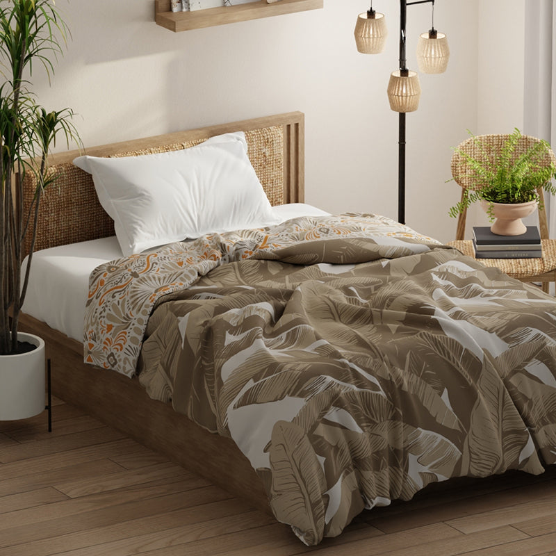 Gideon Reversible Floral Comforter - 120 GSM