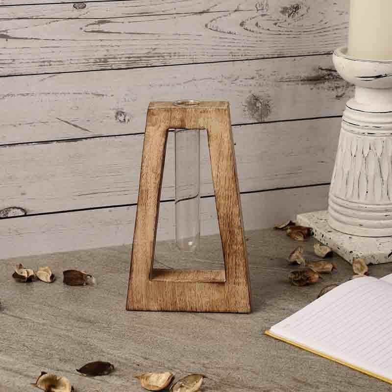 Rhombus Testube Planter - Brown media 5