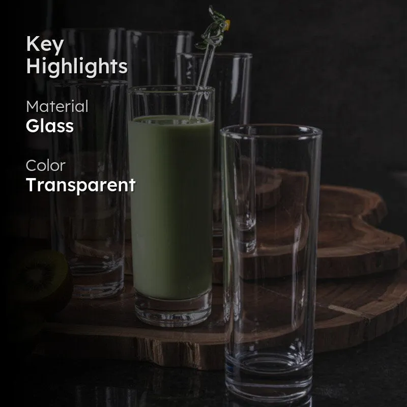 Maera Glass Tumbler (280 ML) - Set Of Six media 2