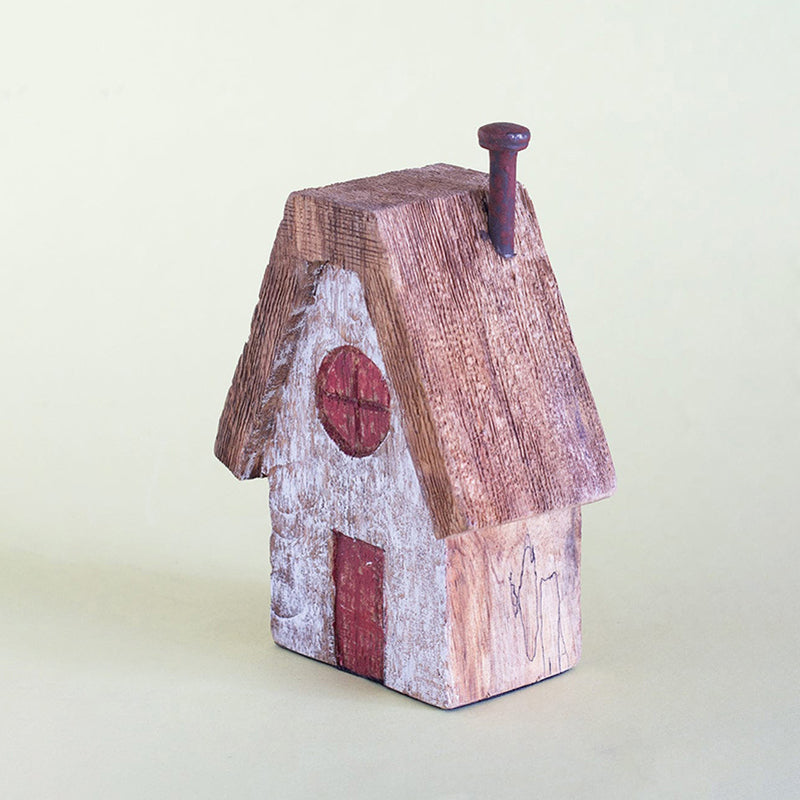 Tiny Homes Wooden Paperweight - White media 3