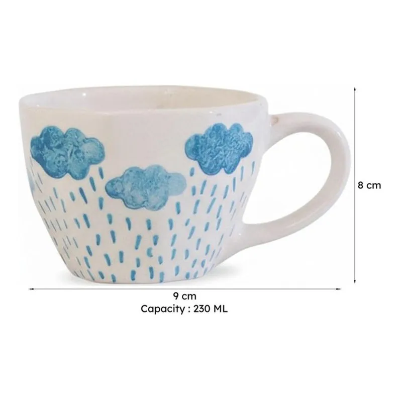 Rain Ceramic Tea Cup (230 mL) media 8