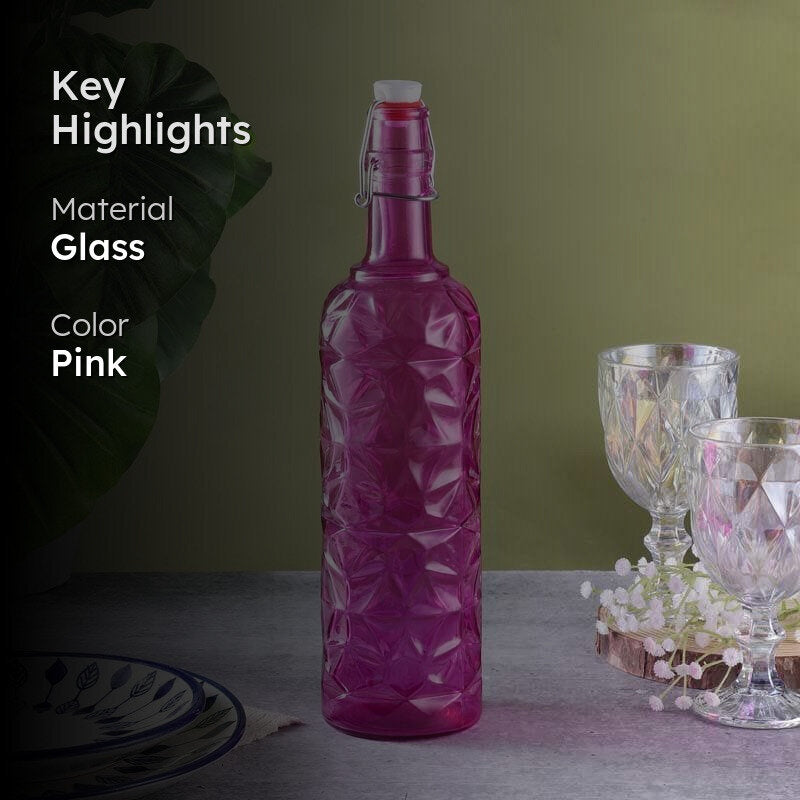 Stella Textured Fliptop Bottle - Pink media 2