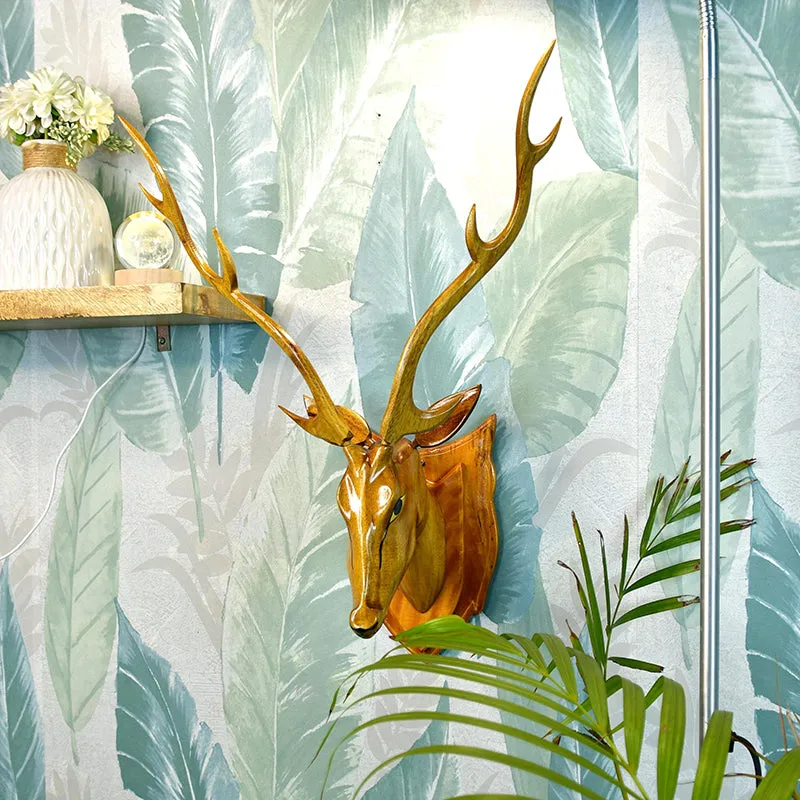 Antler Hue Wooden Wall Accent media 6