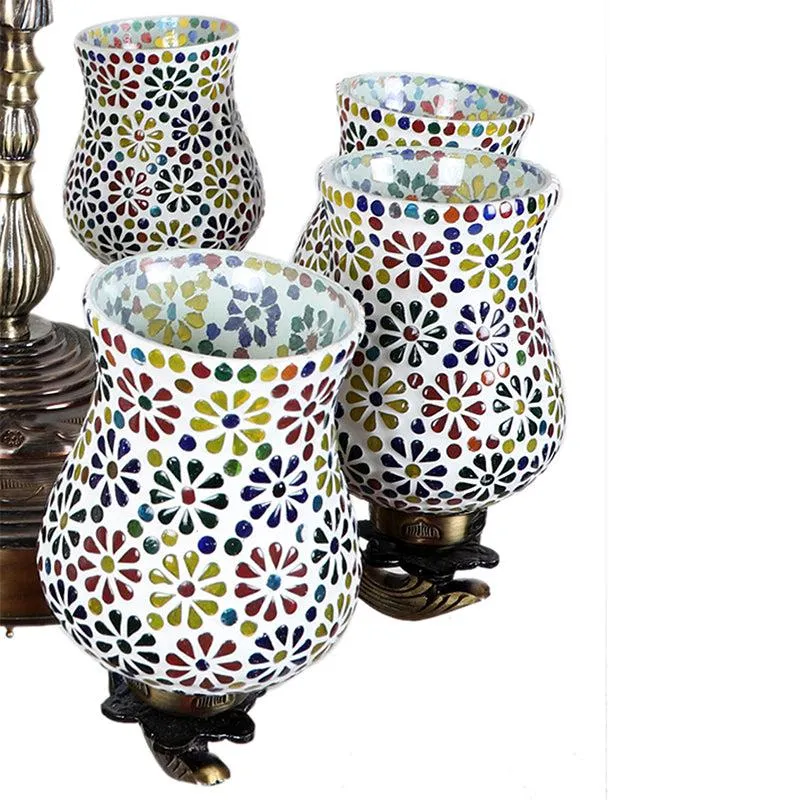 Omra Vilona Mosaic Golden Antique Ceiling Lamp media 4
