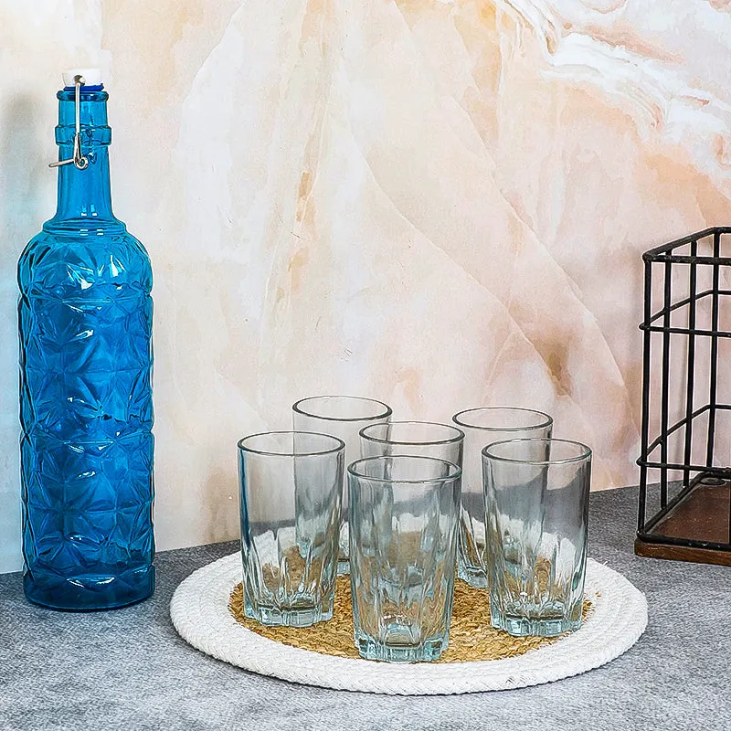 Finlo 1000 mL Water Bottle With 150 mL Glasses - Seven Piece Set media 1