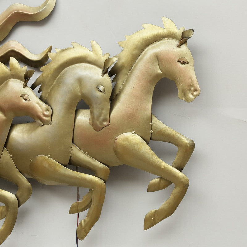 Seven Horses Sun Iron Wall Accents media 8