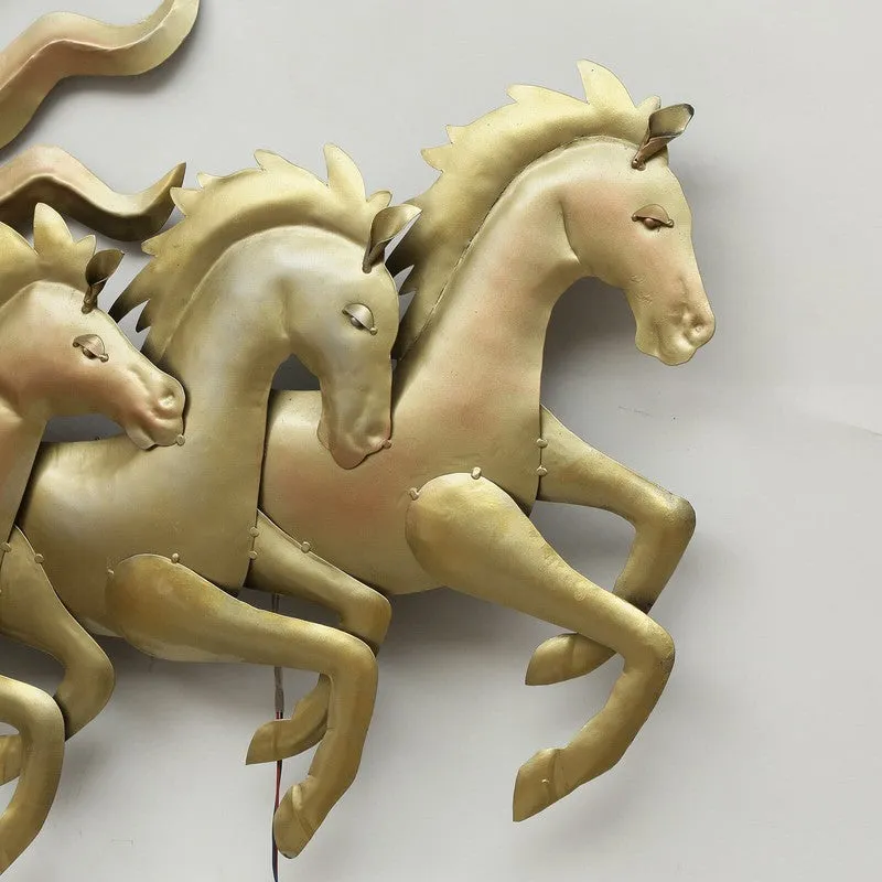 Seven Horses Sun Iron Wall Accents media 8
