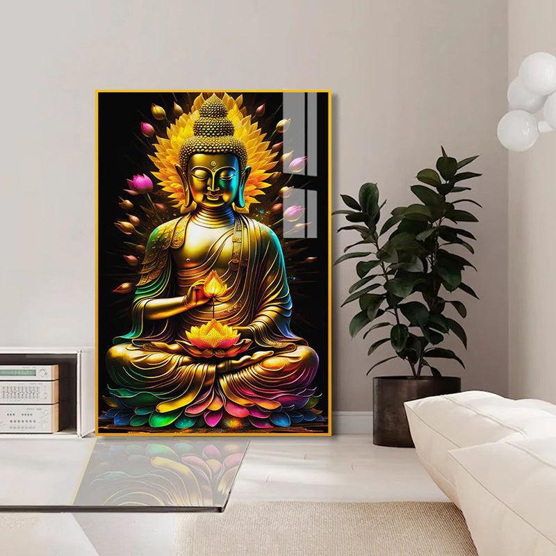 Gilded Lotus Buddha