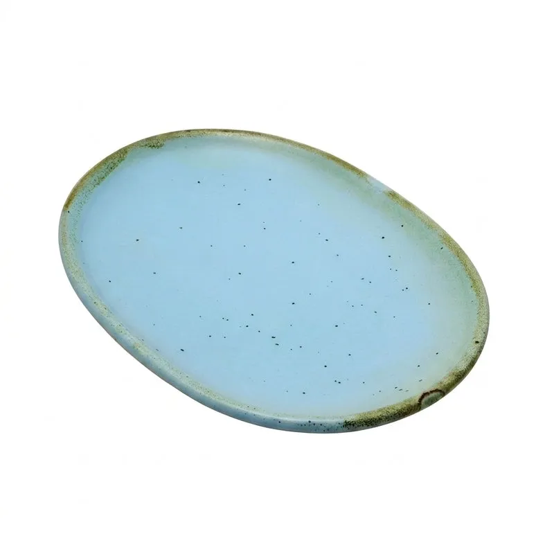Nawab Oval Stoneware Plate - Large media 4