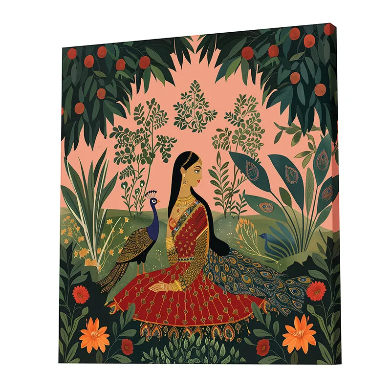 Princess In Garden Canvas Wall Art media 3